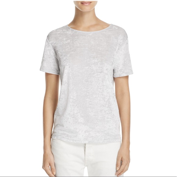 Vince Tops - Vince Velvet dove gray short sleeve top